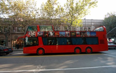 观光巴士图片
