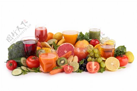 蔬菜水果果汁图片