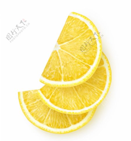 高清柠檬片素材图片