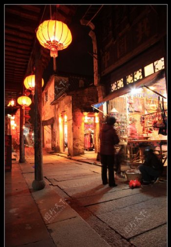 西塘夜市图片
