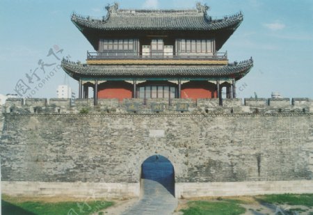 荆州古城东门图片