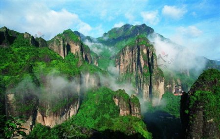 灵峰全景图片