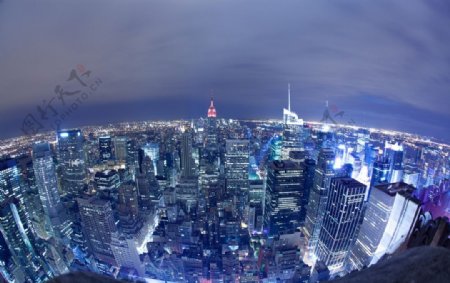 唯美纽约夜景图片