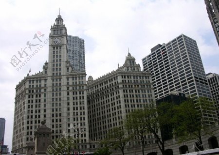 芝加哥市内高楼图片