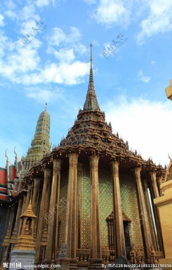 泰国大皇宫建筑图片