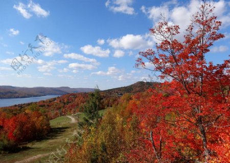 加拿大翠湖山庄图片
