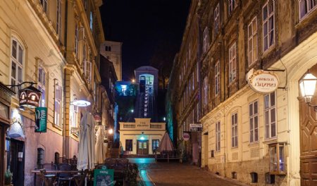 城市夜景欧州建筑图片