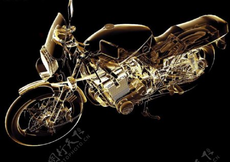 X光摩托车图片