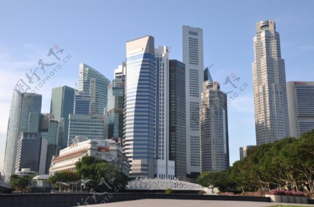 新加坡建筑群图片
