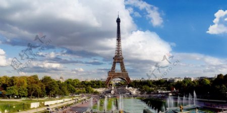 法国巴黎埃菲尔铁塔禁止商用图片
