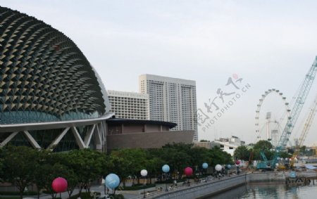 新加坡滨海艺术中心图片