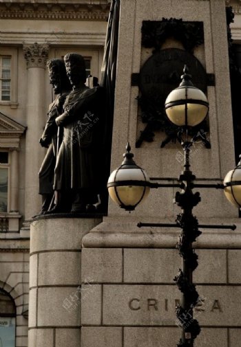 英国伦敦街头建筑和雕塑图片