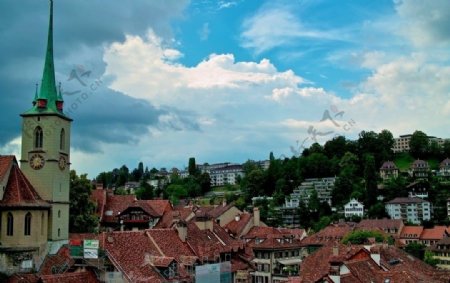 瑞士伯爾尼市內景色图片
