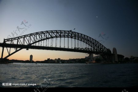 黄昏悉尼大桥图片