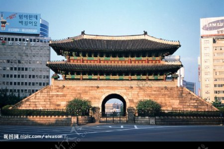 韩国城市摄影图片