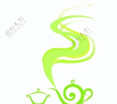 中国风茶壶矢量图片
