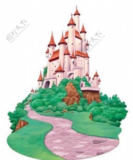 迪士尼白雪公主城堡图片