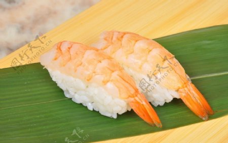 玻璃虾寿司图片