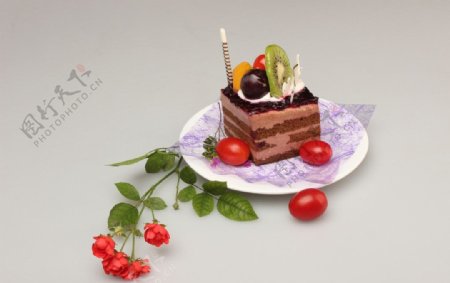 蛋糕水果产品摄影图片