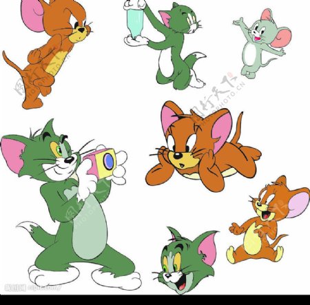 迪斯尼卡通猫和老鼠图片