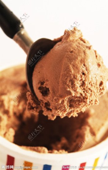 冰激凌巧克力冰激凌图片