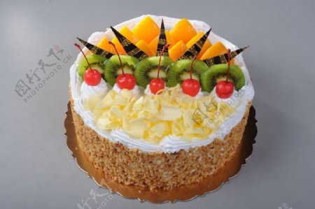 盛宴水果蛋糕图片