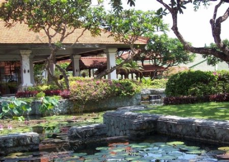 巴厘岛酒店风景图片
