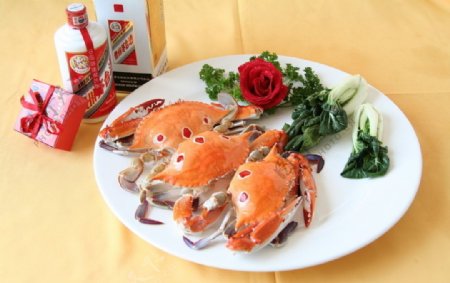 美食摄影螃蟹餐饮菜谱海鲜图片