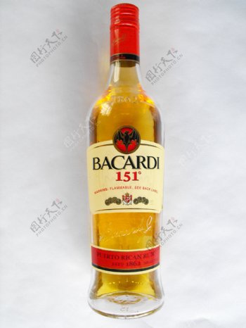 Bacardi百加得朗姆酒图片