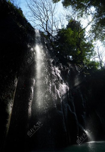 高千穗峡的瀑布图片