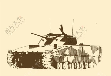 瑞典cv90步兵坦克图片