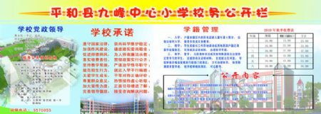 九峰中心小学宣传栏图片
