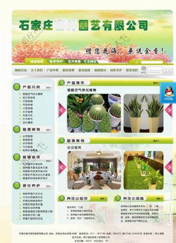 花卉公司网站图片