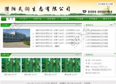 绿色植物农作物网站图片