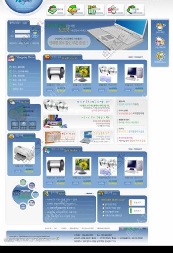 IT产品网站首页设计图片