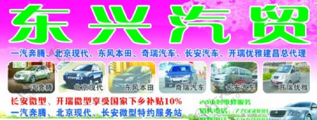 东兴汽贸车体广告图片