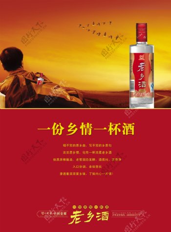 泸州老窖老乡酒宣传图片