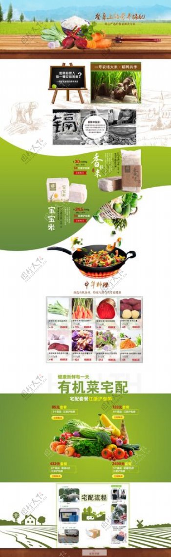 食品蔬菜专题页