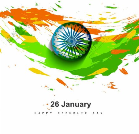 三色旗印度国旗图案