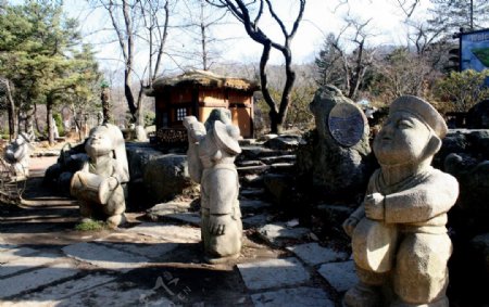 韩国公园雕塑