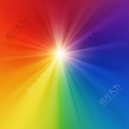 彩虹光芒抽象纹理图片图片未分层