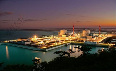 田湾核电站夜景