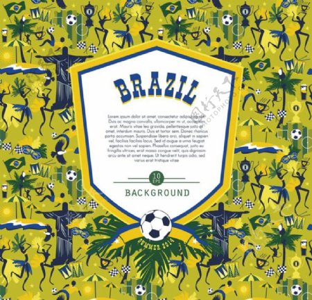 巴西队标巴西队徽