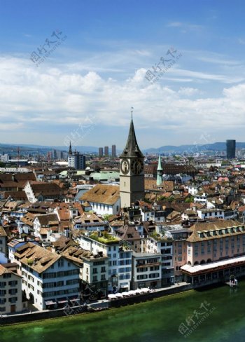 瑞士城市风景