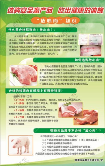 肉制品安全展板