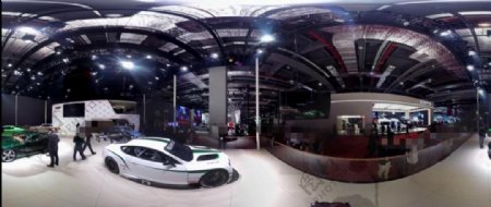 豪车宾利展台VR视频