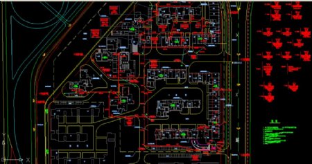 小区智能化建筑施工图