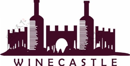 WINECASTLE红酒logo城堡
