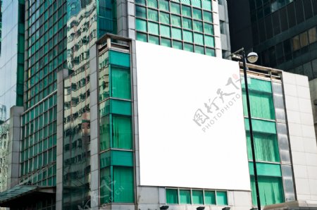 建筑楼体上的广告牌图片