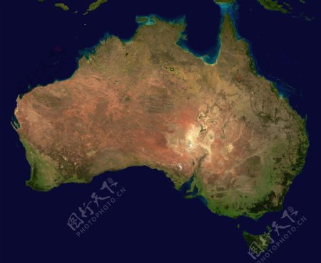 澳大利亚卫星图像